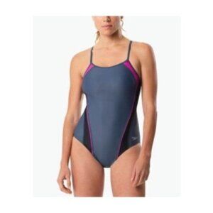 SPEEDO 8 Free‎ Racer One-Piece Swimsuit Summer